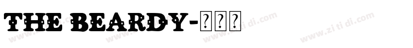 The Beardy字体转换 The Beardy字体转换